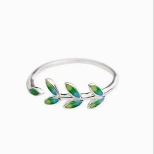Vine Leaf Open-Wrap Ring